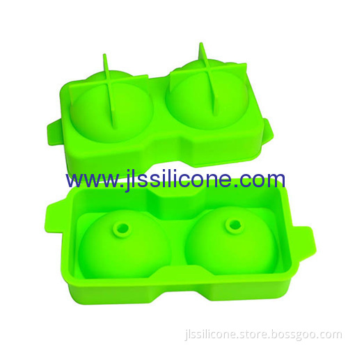 Fashion Designed Double Sphere Whisky Ice Ball Mould In Candy Colors 